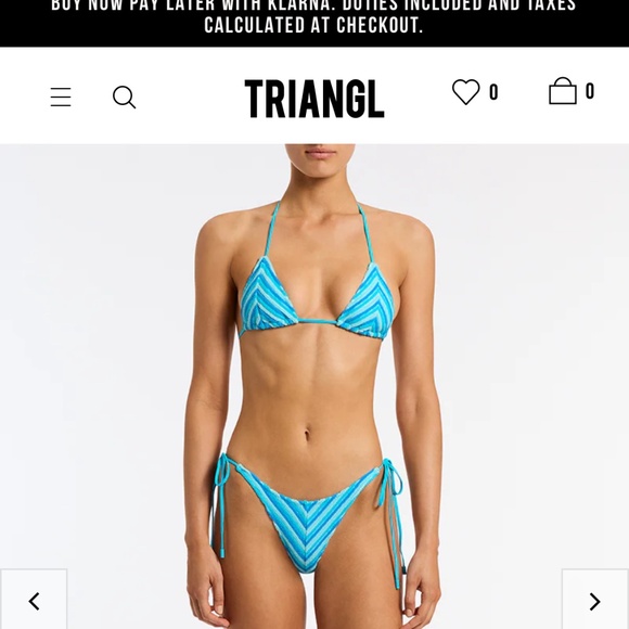 Triangl Vinca Sour Stripe bikini set - Picture 10 of 12